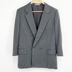 Burberry Burberrys Vintage Suit Coat Jacker Blazer Gray size 44